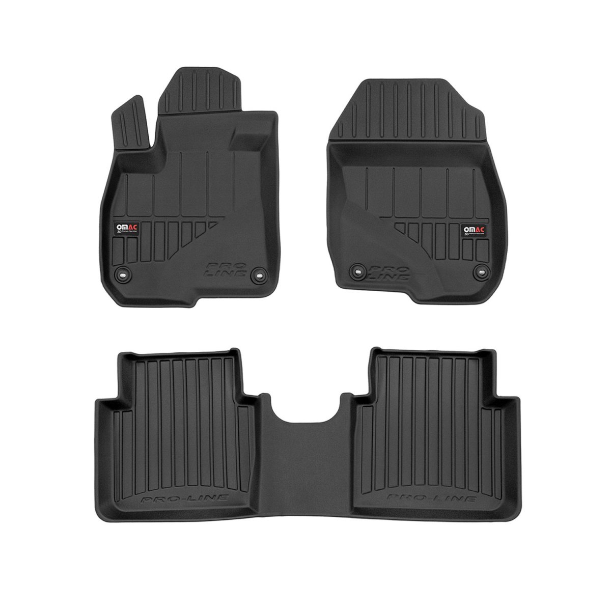 Honda CR-V Floor Mat - Omac - Premium TPE - Black - '17-'22 Honda CR-V Floor Mat - Omac - Premium TPE - Black - '17-'22